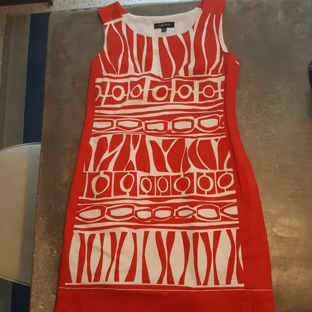 A nice red and white dress